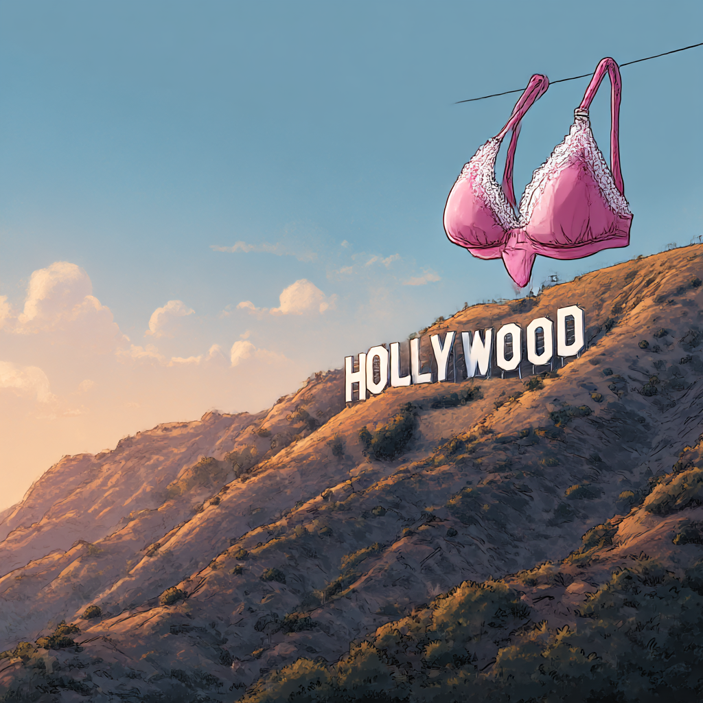 Sydney Sweeney Scaled the Hollywood Sign to Debut Her New Lingerie Line